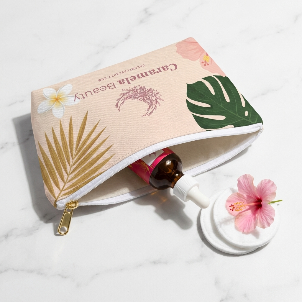 Caramela Beauty Tropical Beauty Pouch