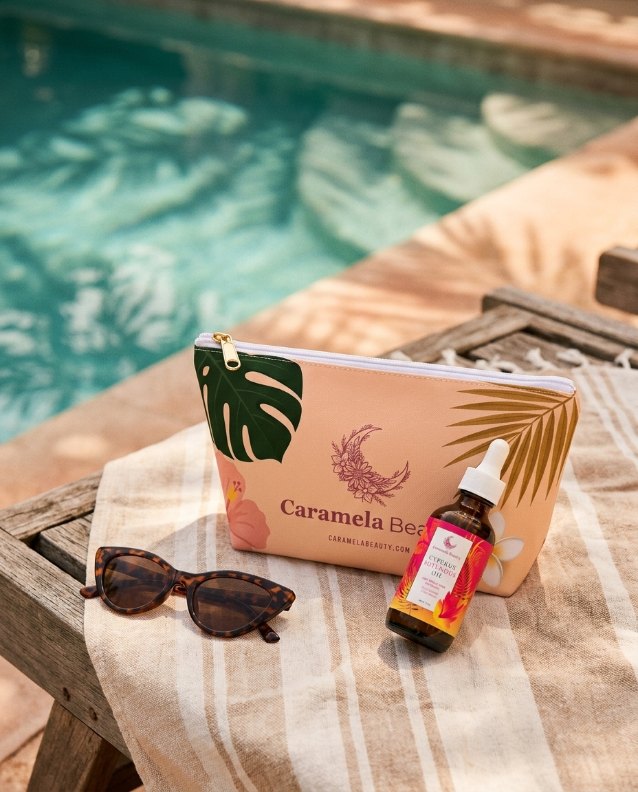 Caramela Beauty Tropical Beauty Pouch