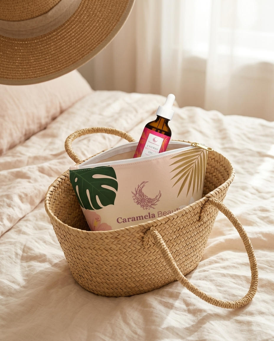 Caramela Beauty Tropical Beauty Pouch